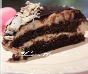 Gâteau au chocolat Miracle Whip, glaçage à l'orange et sa ganache au chocolat