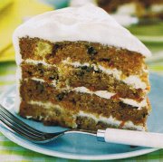 Gâteau aux carottes glaçage au fromage à la crème