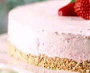 Gâteau glacé margarita aux fraises 
