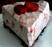 Gâteau mousse aux fraises 2