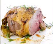 Roast Leg of Lamb with Garlic and Rosemary