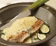 Gratin d'aiglefin aux courgettes