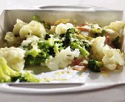 Broccoli and Cauliflower Gratin 