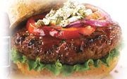 Hamburgers au boeuf de surlonge