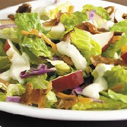 Romaine Salad with Sour Cream Maple Dressing