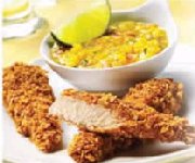 Lanières de poulet en croûte de pacanes