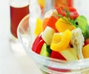 L&eacute;gumes color&eacute;s marin&eacute;s au sirop d'&eacute;rable