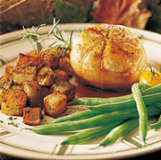 Tournedos de poulet au sirop d'érable et aux graines de pavot