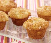 Pina colada mini muffins