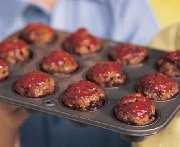 Mini-pains de viande au ketchup