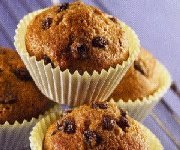 Muffins au son aux raisins secs
