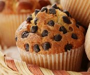 Muffins aux bananes et aux pépites de chocolat