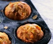 Muffins aux fruits et aux noix