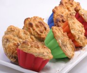 Muffins aux poires et aux carottes