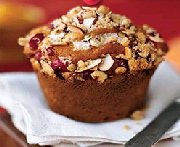 Muffins canneberges et amandes