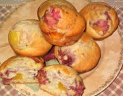 Muffins à la mangue et fraises (Lexibule)