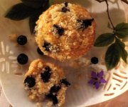 Muffins Streusel aux bleuets 2