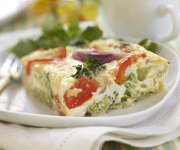 Omelette aux légumes au four