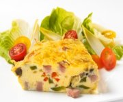 Omelette de jambon à la mode du pays Basque