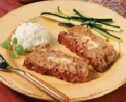 Lamb Meatloaf Stuffed with Cheese