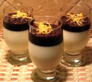 Panna cotta aux bleuets