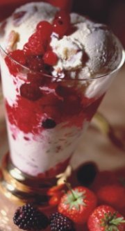 Holiday Ice Cream Berry Parfait