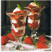 Parfaits aux fraises