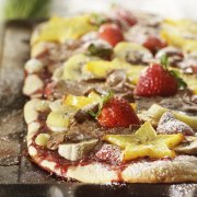 Fruit Topped Pizza