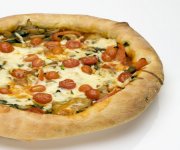 PIZZA VÉGÉTARIENNE AUX DEUX FROMAGES D'ICI