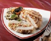 Italian-style stuffed turkey breast