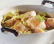 Salmon and Cabbage Stew