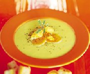 Autumnal Cream of Sweet Potato Soup