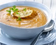 Roasted Sweet Onion and Tomato Soup