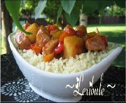 Poulet aigre doux à l'ananas