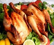 Poulet aux 2 poivrons