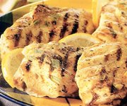 Poulet grillé à la moutarde et au citron