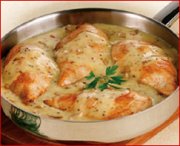 Poulet miel et dijon en deux étapes