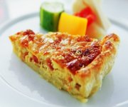 Quiche aux oignons caramélisés au sirop d'érable