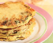 Nan's Spinach & Cheese Pancakes