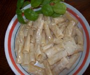 Rigatoni Sauce Alfredo 