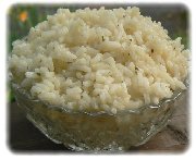 Rice with lemon of luxury