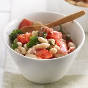 White Kidney Bean and Tomato Salad