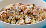 Salade de pommes de terre à l'ail grillé