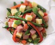 Lunchtime Ham and Vegetable Salad