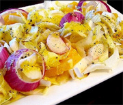 Salade d'endives et oranges