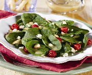 Spinach Salad with Raspberry Vinaigrette