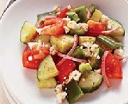 Quick Greek Salad for Two