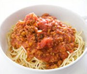 Pasta Sauce with Hot Italian Sausage and Prosciutto