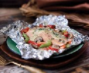Saumon cuit en papillote