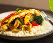 Garlic Ginger Chicken Stir Fry 